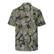 Chocolate Chip Persian Gulf Marine CAMO Unisex Short-Sleeve Button Shirt - Button-Up