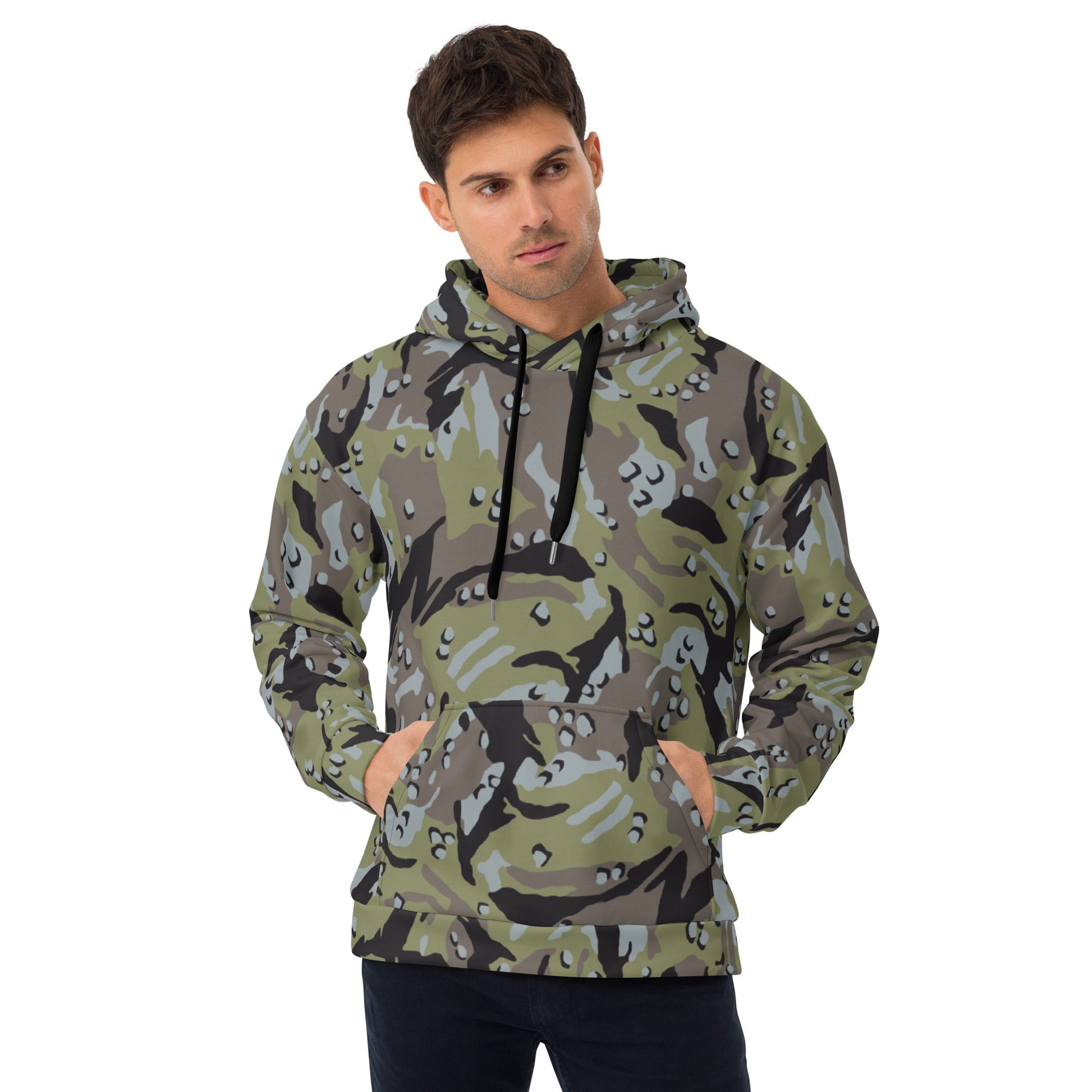 Iranian Chocolate Chip Naval Infantry CAMO Unisex Hoodie - 2XS - Hoodies