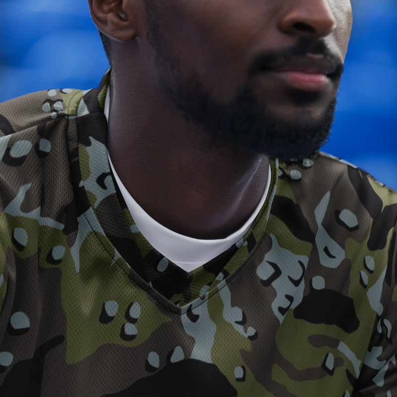 Chocolate Chip Persian Gulf Marine CAMO Unisex Sports Jersey