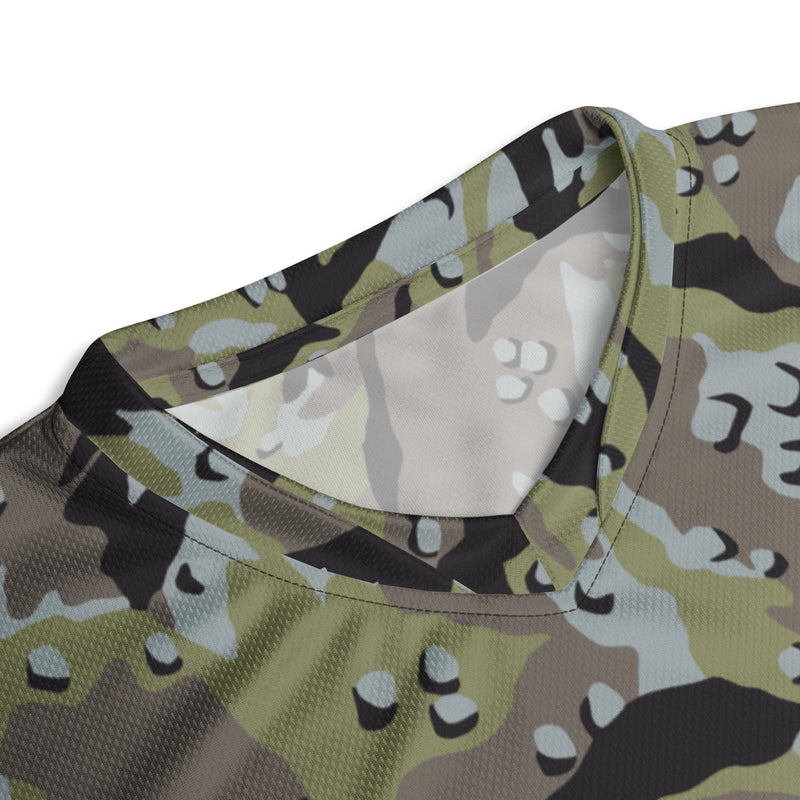 Chocolate Chip Persian Gulf Marine CAMO Unisex Sports Jersey