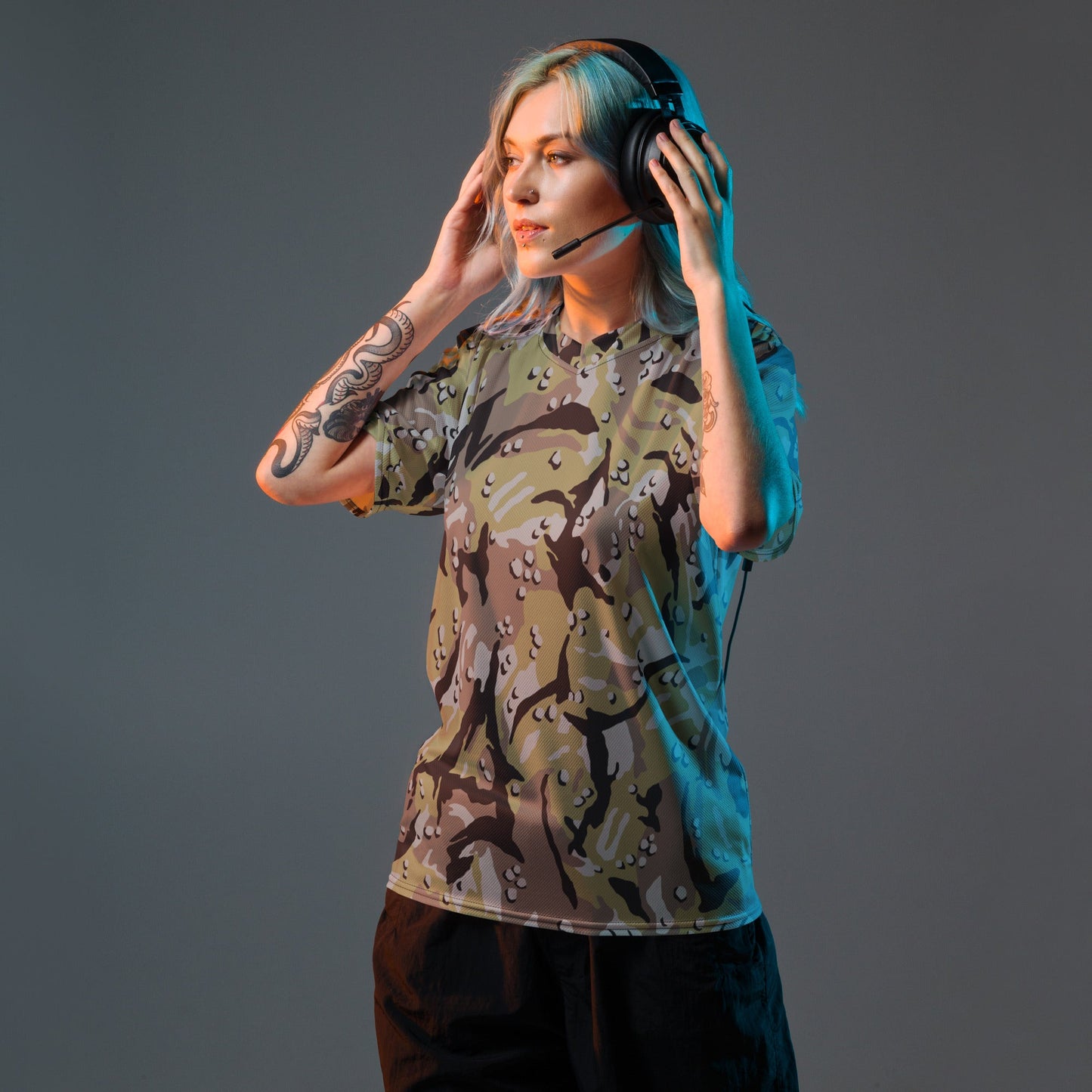 Iranian Chocolate Chip Naval Infantry CAMO unisex sports jersey - Sports Jerseys