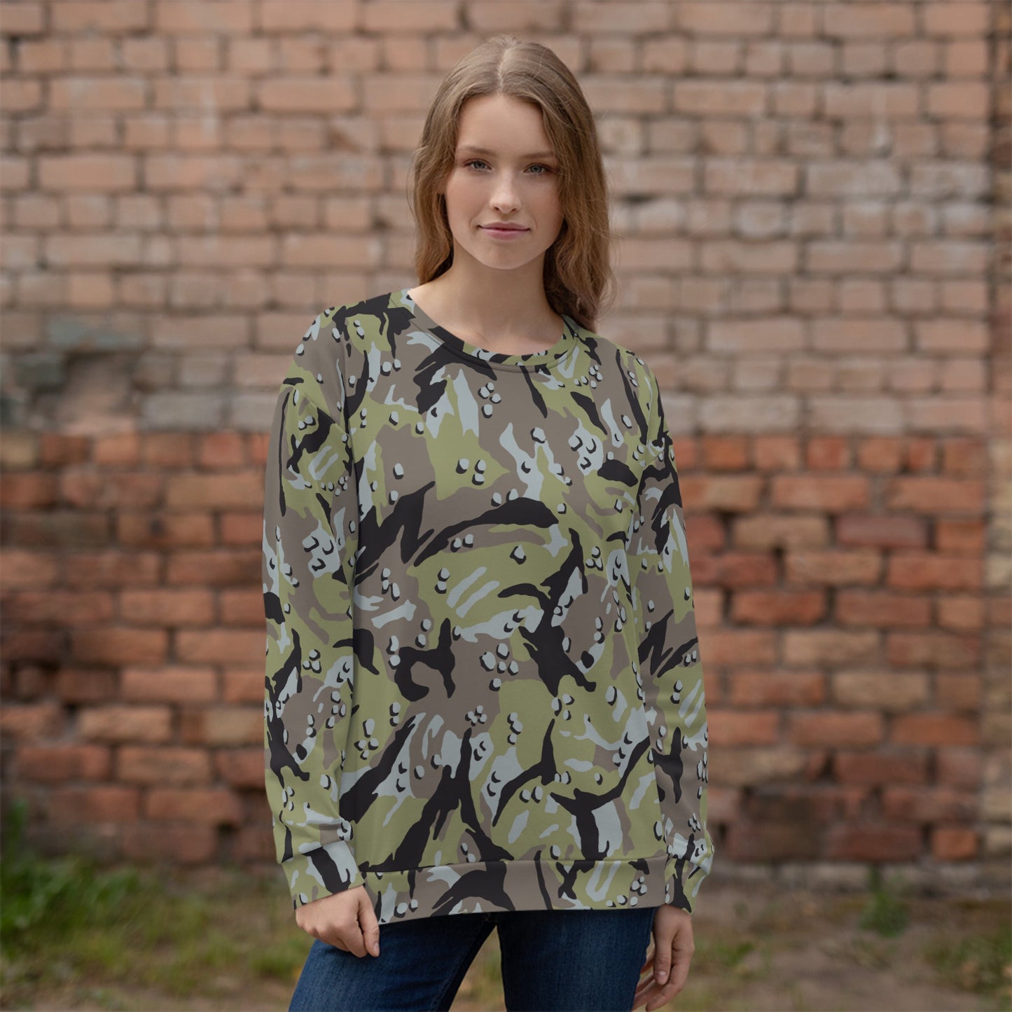 Iranian Chocolate Chip Naval Infantry CAMO Unisex Sweatshirt - Sweatshirts