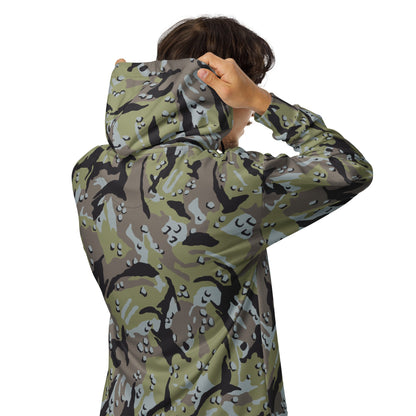 Iranian Chocolate Chip Naval Infantry CAMO Unisex zip hoodie - Zip Hoodies