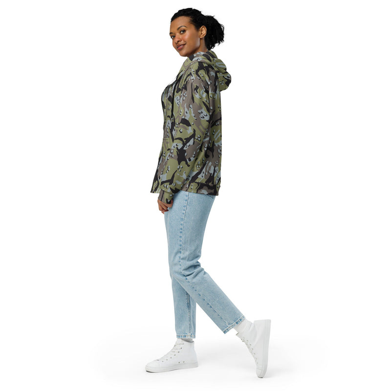 Chocolate Chip Persian Gulf Marine CAMO Unisex Zip Hoodie