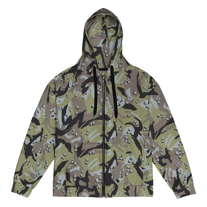 Iranian Chocolate Chip Naval Infantry CAMO Unisex zip hoodie - 2XS - Zip Hoodies