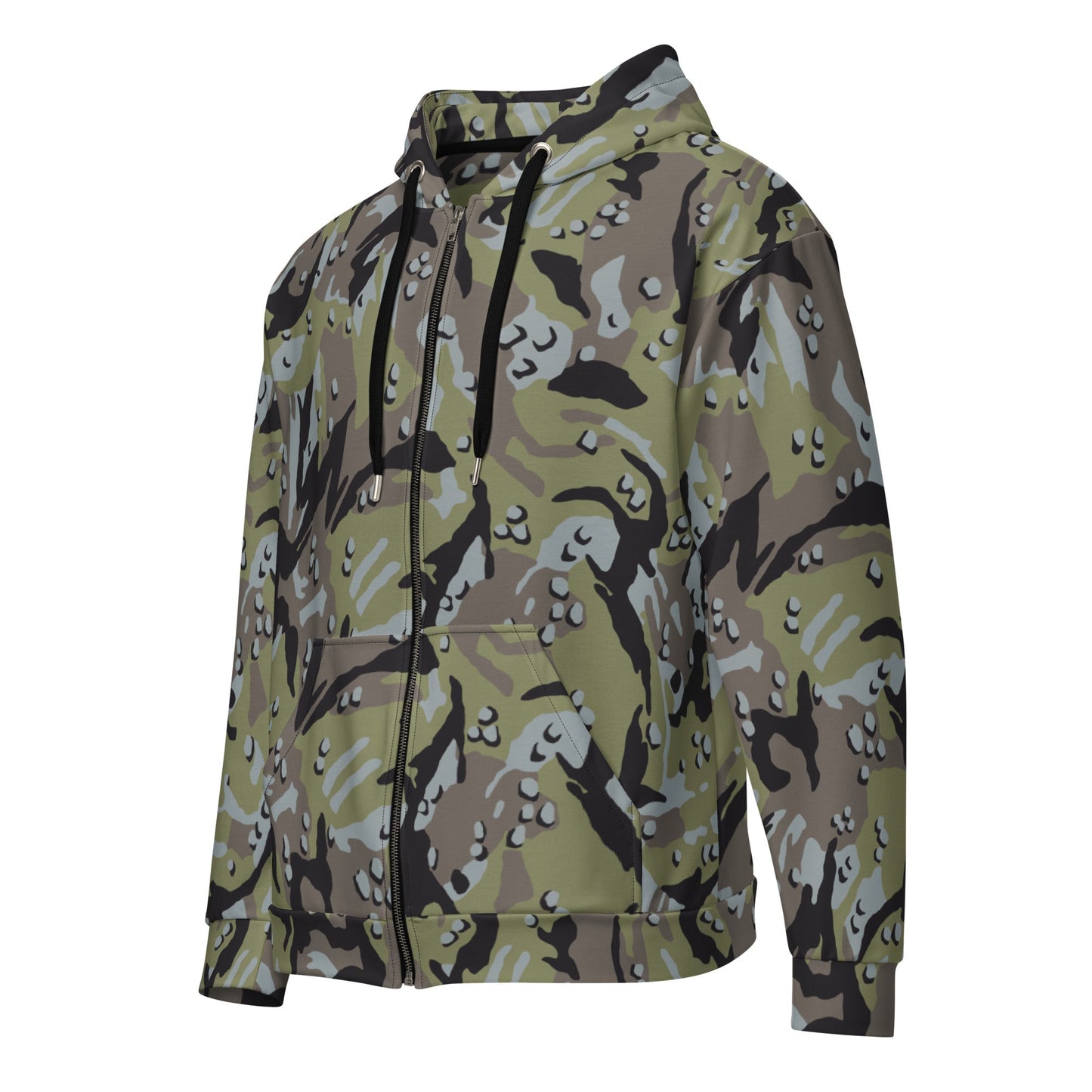 Iranian Chocolate Chip Naval Infantry CAMO Unisex zip hoodie - Zip Hoodies