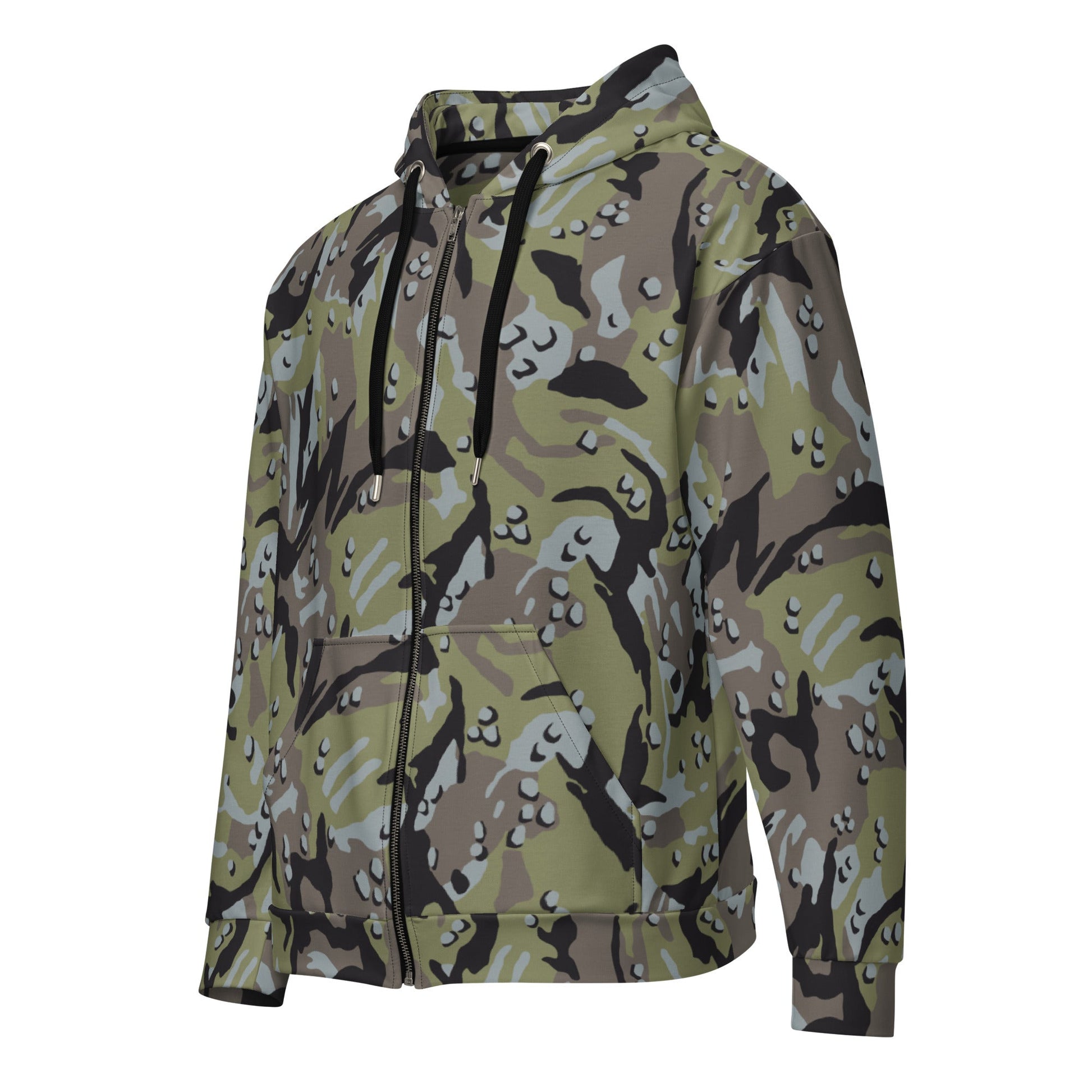Iranian Chocolate Chip Naval Infantry CAMO Unisex zip hoodie - Zip Hoodies