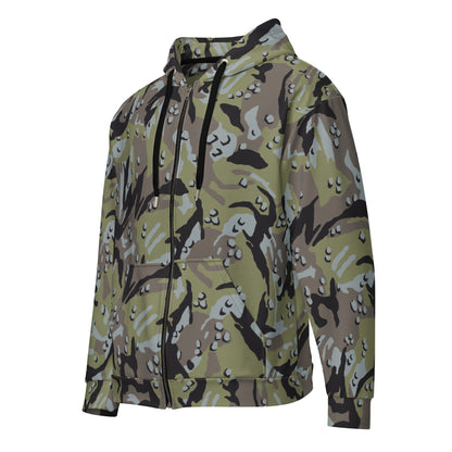 Iranian Chocolate Chip Naval Infantry CAMO Unisex zip hoodie - Zip Hoodies