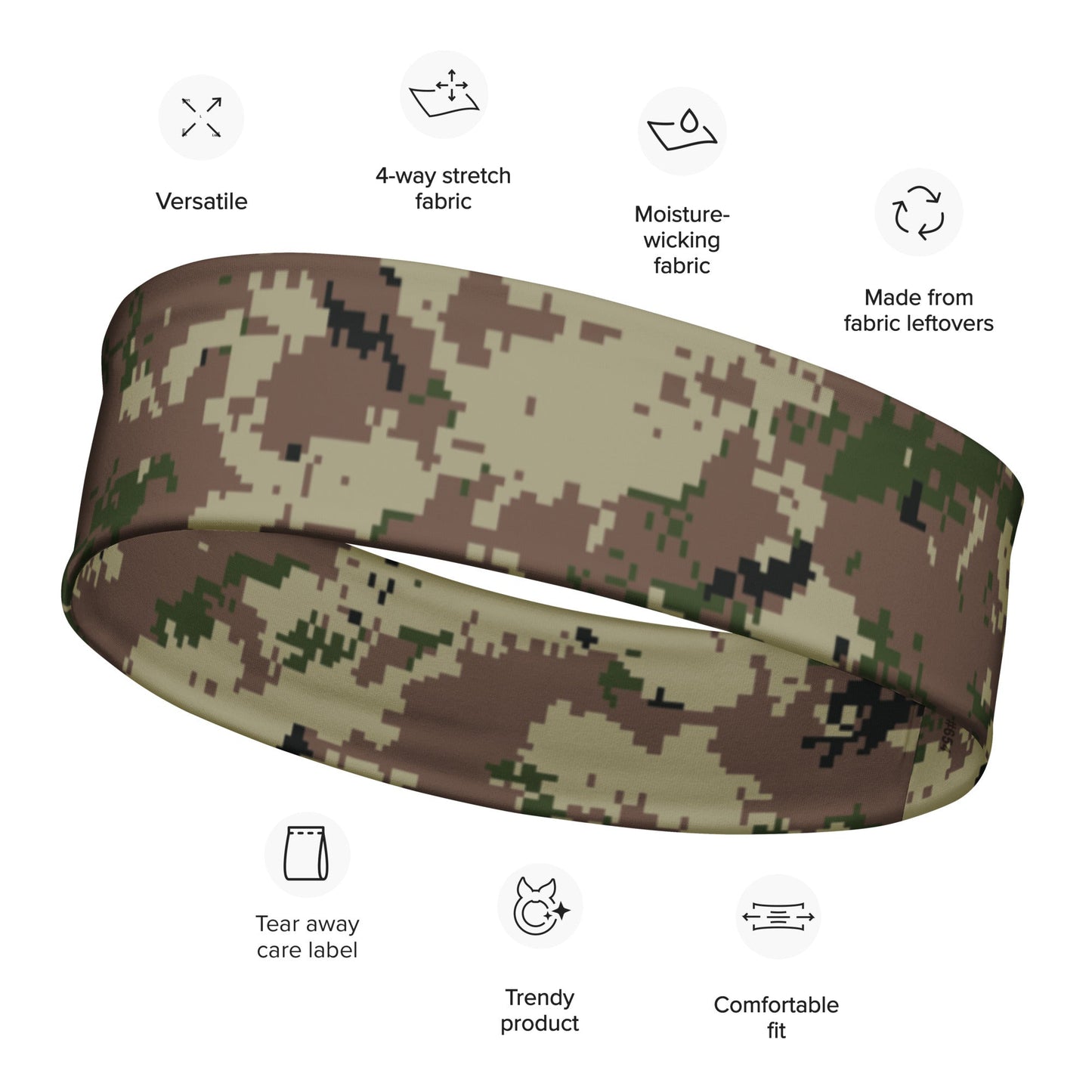 Iranian Digital Basij CAMO Headband M Headbands