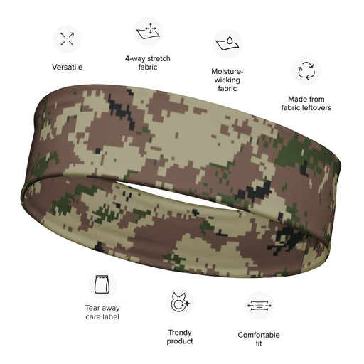 Digital Persian Multi-Terrain CAMO Headband - M - Head