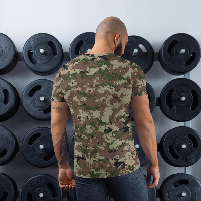 Digital Persian Multi-Terrain CAMO Mens Athletic T-Shirt - Shirt