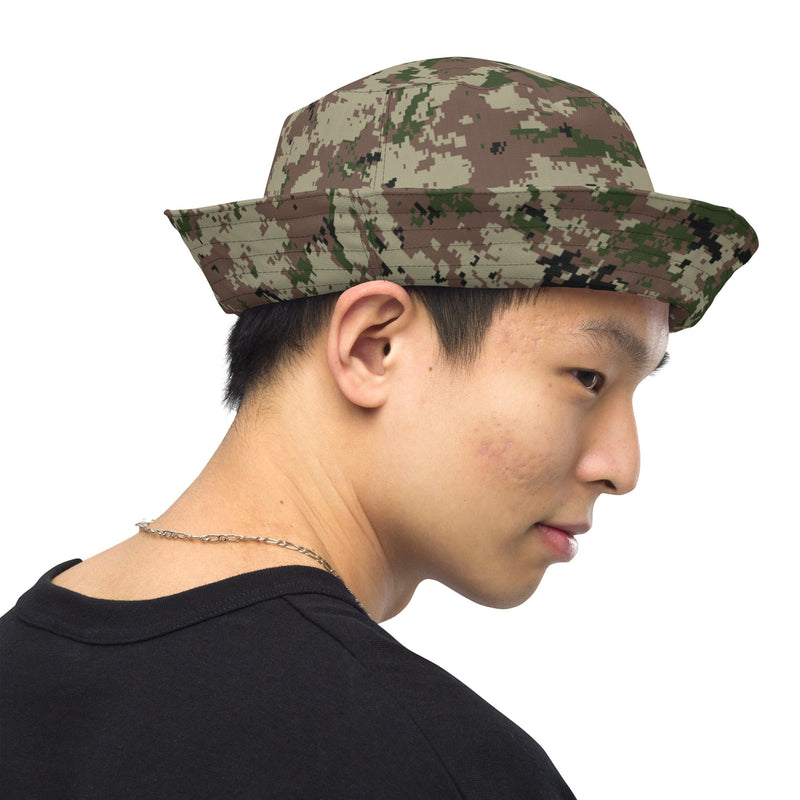 Digital Persian Multi-Terrain CAMO Reversible Bucket Hat - Head