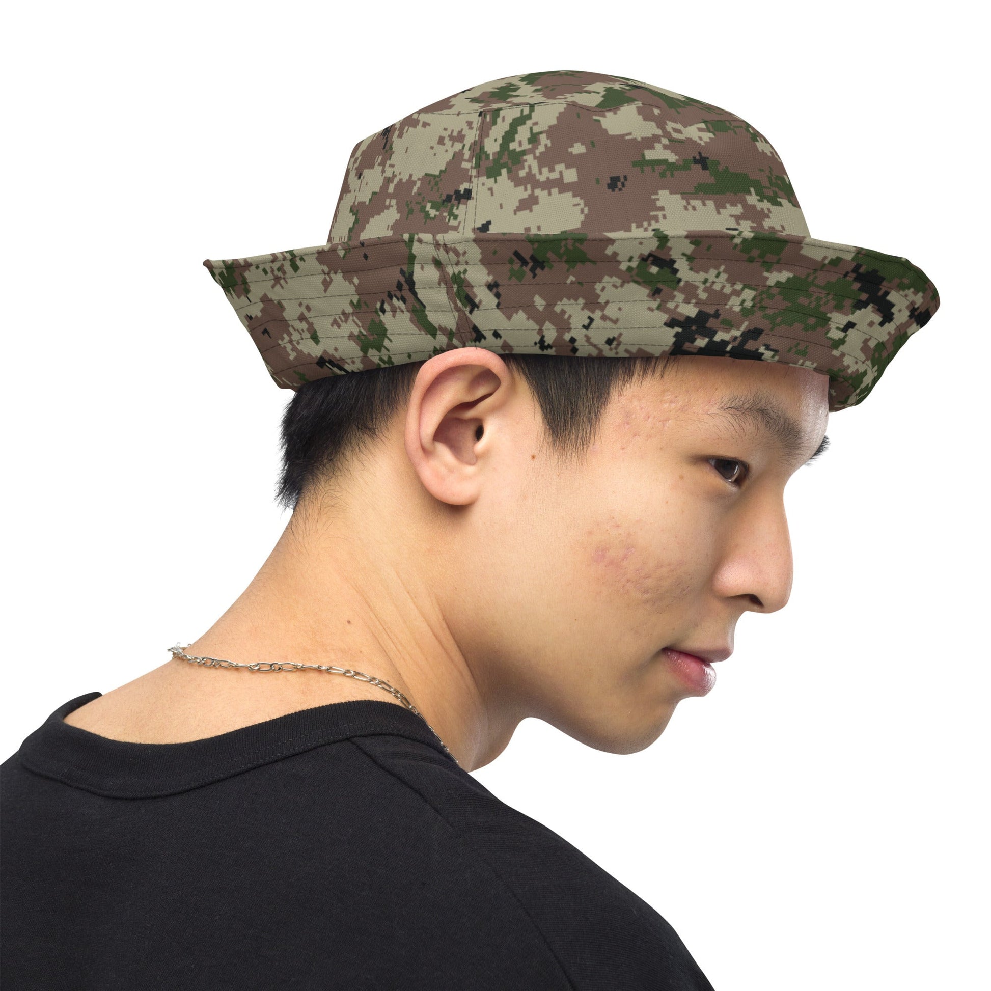 Iranian Digital Basij CAMO Reversible bucket hat - Bucket Hats