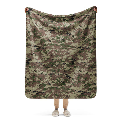 Iranian Digital Basij CAMO Sherpa Blanket - 50″×60″