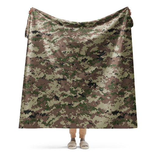 Digital Persian Multi-Terrain CAMO Sherpa Blanket - 60″×80″