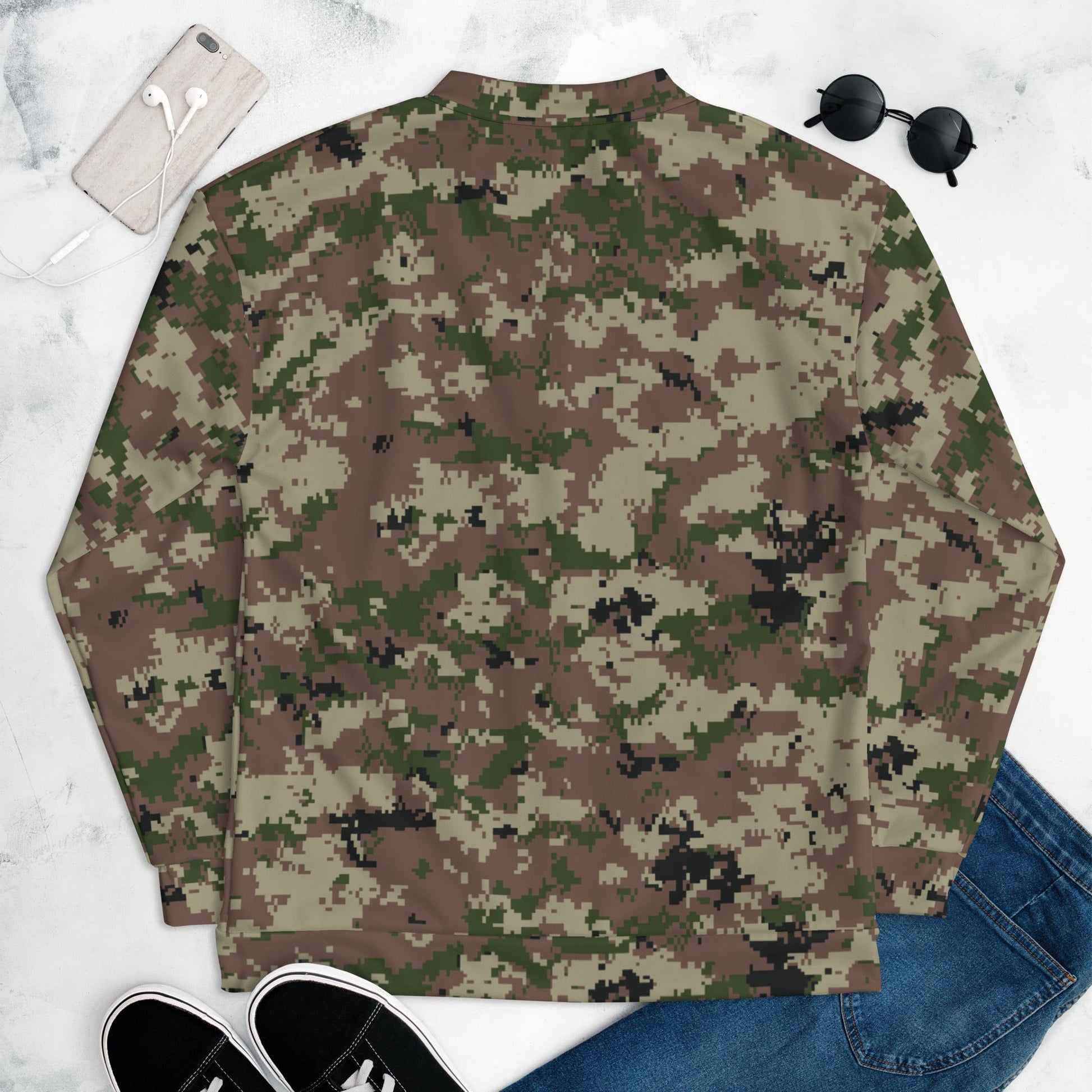 Iranian Digital Basij CAMO Unisex Bomber Jacket - Jackets