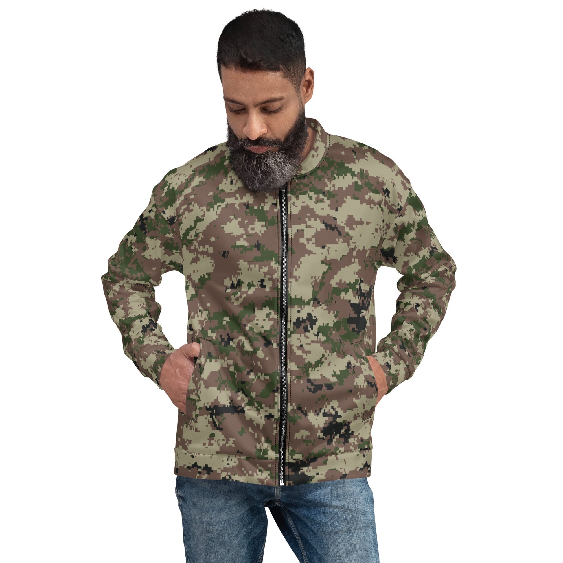 Iranian Digital Basij CAMO Unisex Bomber Jacket - Jackets