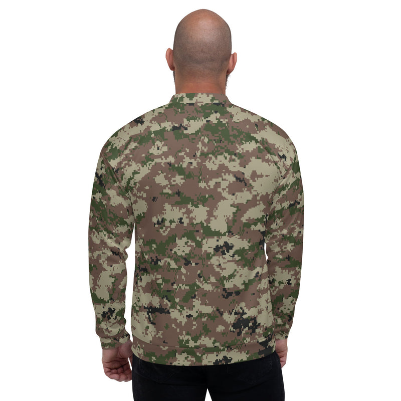 Digital Persian Multi-Terrain CAMO Unisex Bomber Jacket