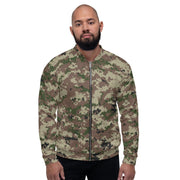 Digital Persian Multi-Terrain CAMO Unisex Bomber Jacket