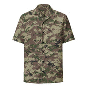 Digital Persian Multi-Terrain CAMO Unisex Short-Sleeve Button Shirt - Button-Up