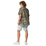 Digital Persian Multi-Terrain CAMO Unisex Short-Sleeve Button Shirt - Button-Up