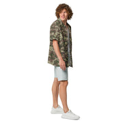 Digital Persian Multi-Terrain CAMO Unisex Short-Sleeve Button Shirt - Button-Up