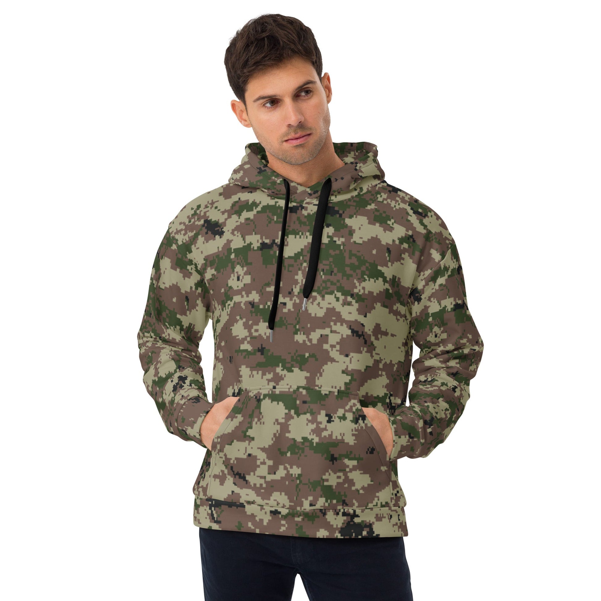 Iranian Digital Basij CAMO Unisex Hoodie - 2XS - Hoodies