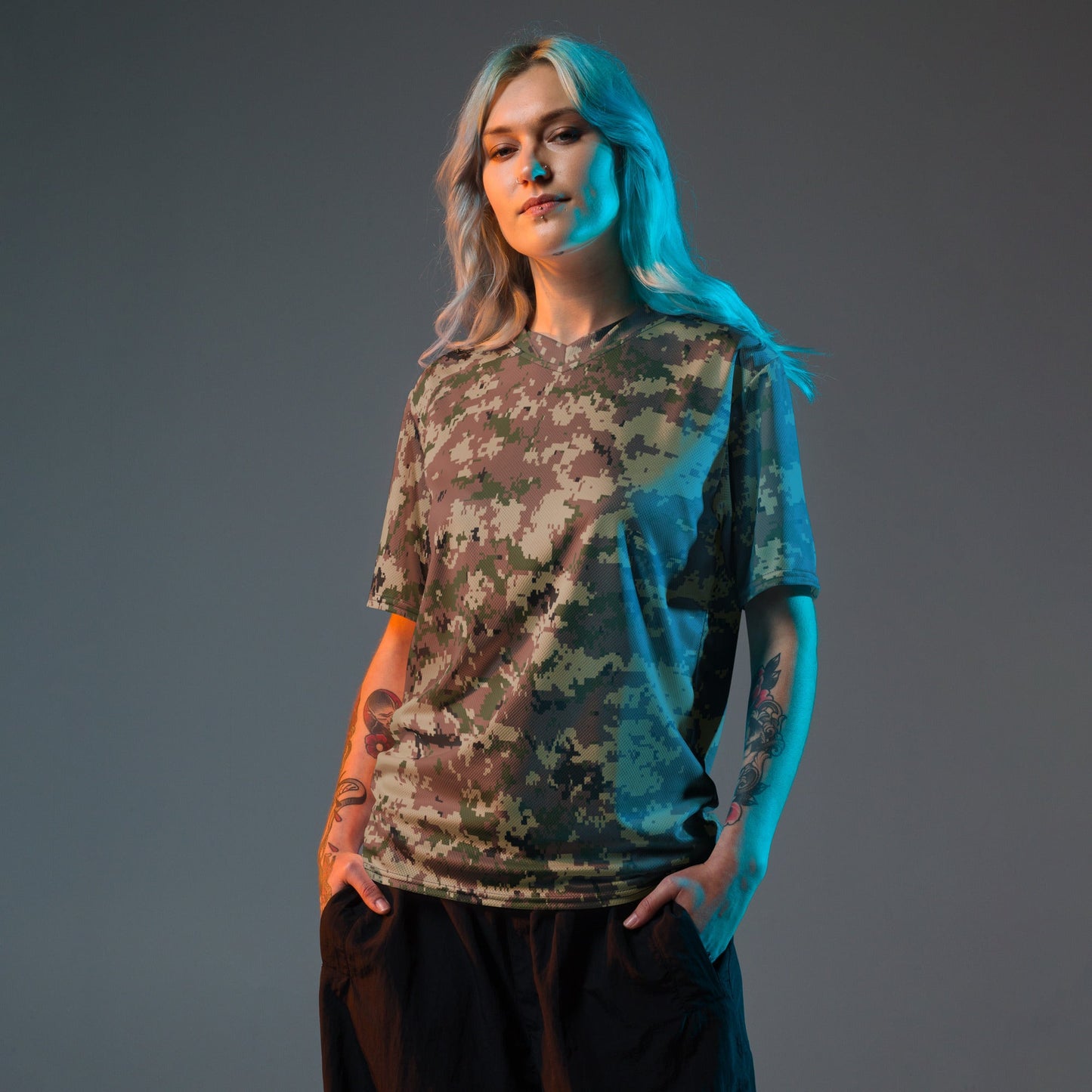 Iranian Digital Basij CAMO unisex sports jersey Sports Jerseys