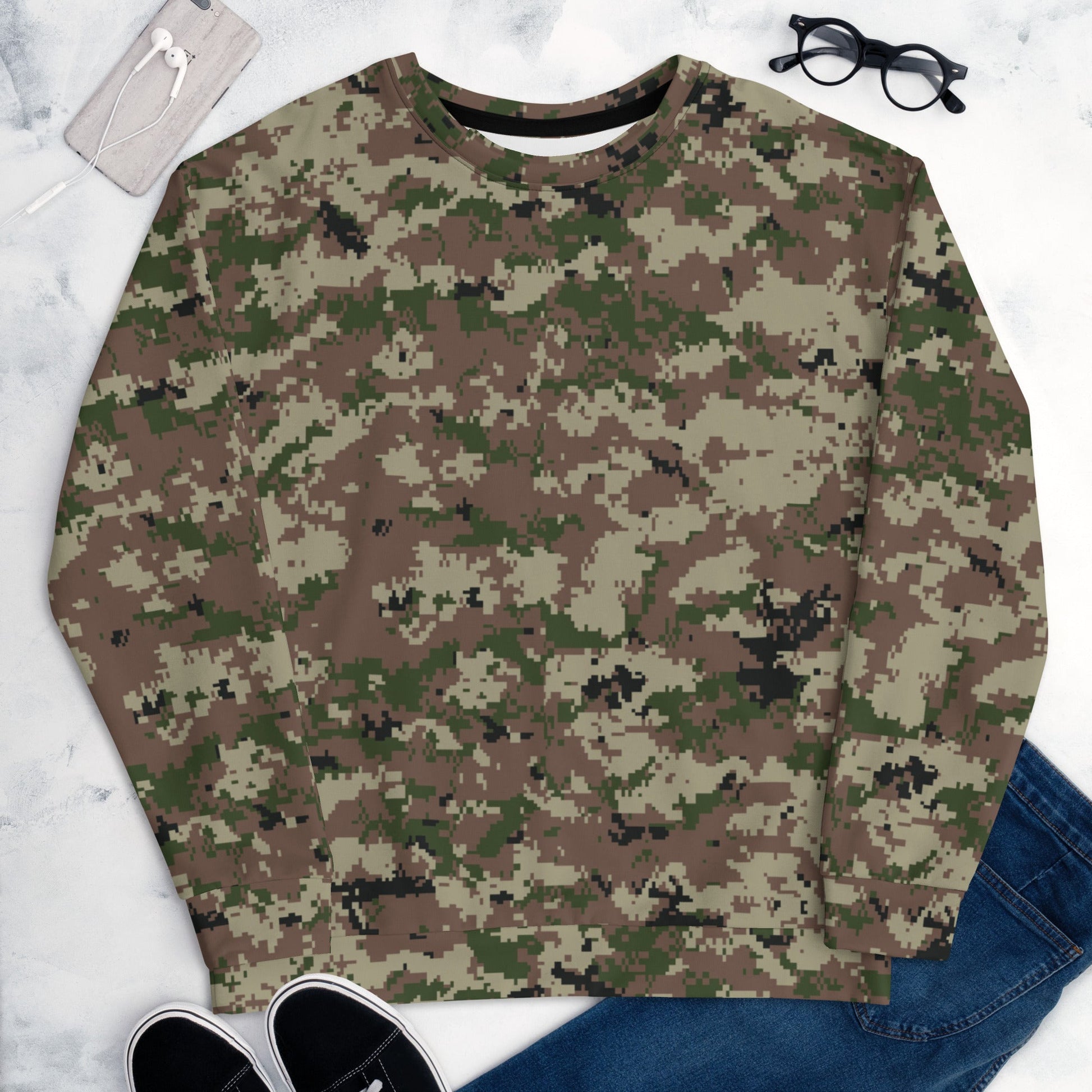 Iranian Digital Basij CAMO Unisex Sweatshirt - Sweatshirts