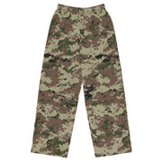 Digital Persian Multi-Terrain CAMO Unisex Wide-Leg Leisure Pants - 2XS - Pant