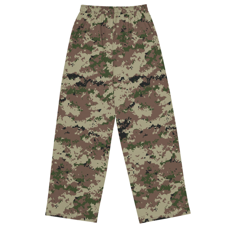 Digital Persian Multi-Terrain CAMO Unisex Wide-Leg Leisure Pants - Pant