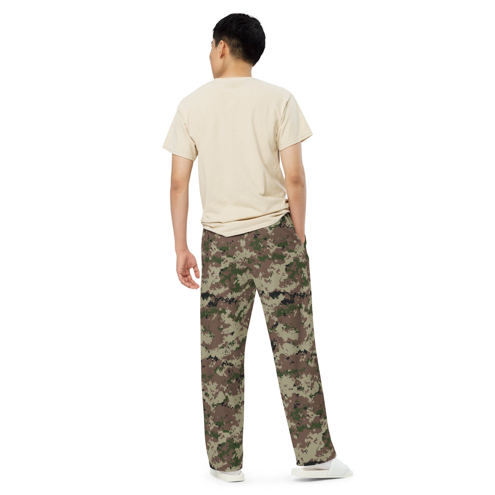 Iranian Digital Basij CAMO unisex wide leg pants Wide Pants