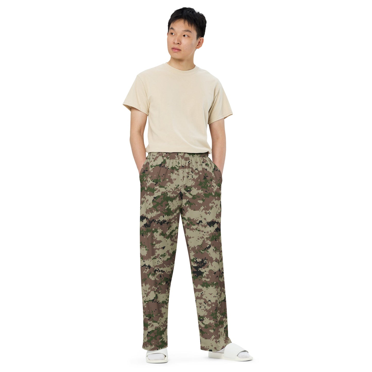 Iranian Digital Basij CAMO unisex wide leg pants Wide Pants