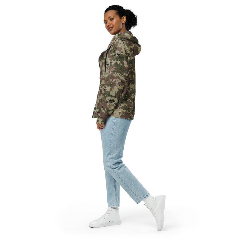 Digital Persian Multi-Terrain CAMO Unisex Zip Hoodie