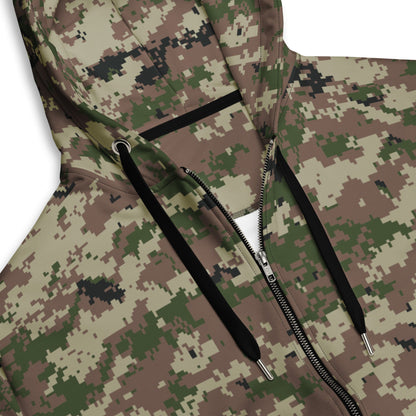 Iranian Digital Basij CAMO Unisex zip hoodie - Zip Hoodies