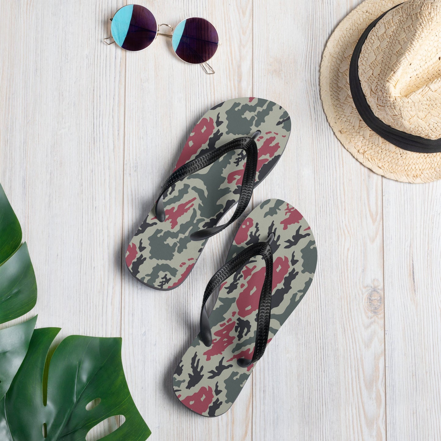 Iranian Island CAMO Flip-Flops - S