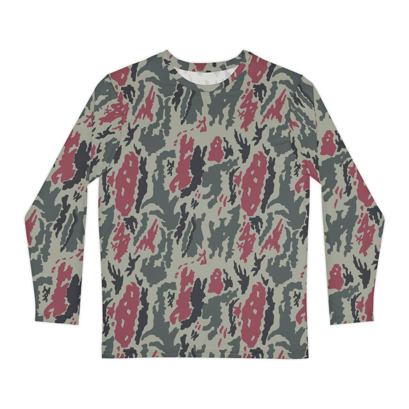 Brushstroke Persian Rose CAMO Unisex Long-Sleeve Shirt - XS
