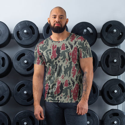 Iranian Island CAMO Mens Athletic T-Shirt - XS