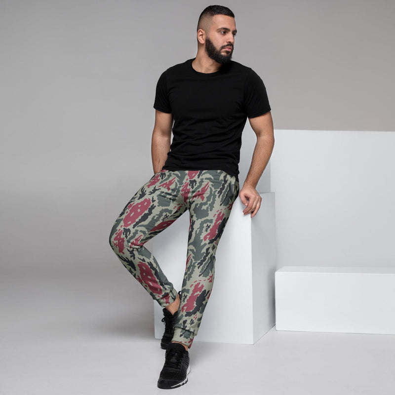 Brushstroke Persian Rose CAMO Mens Joggers - Men