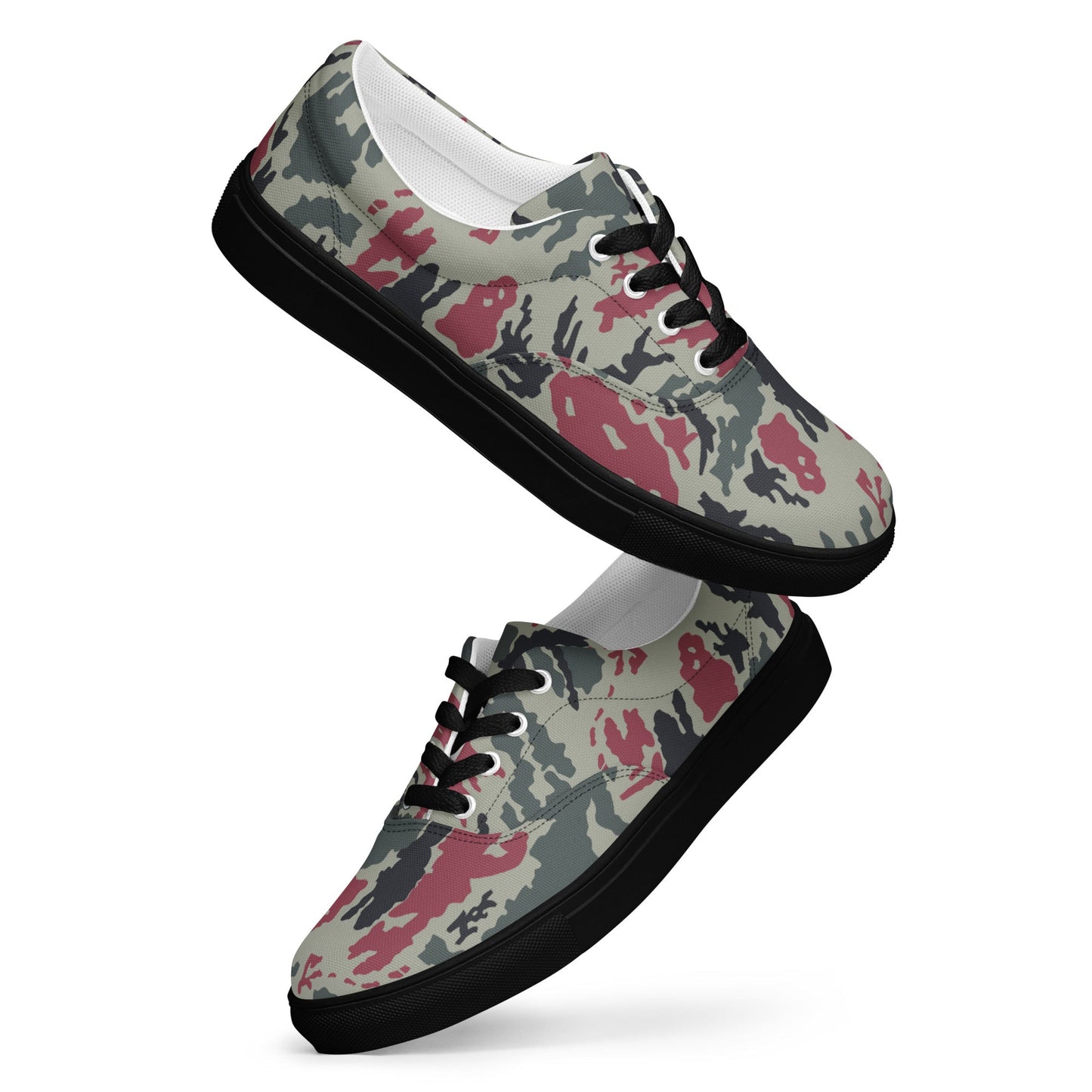 Iranian Island CAMO Mens Lace-Up Canvas Shoes - Lace-up