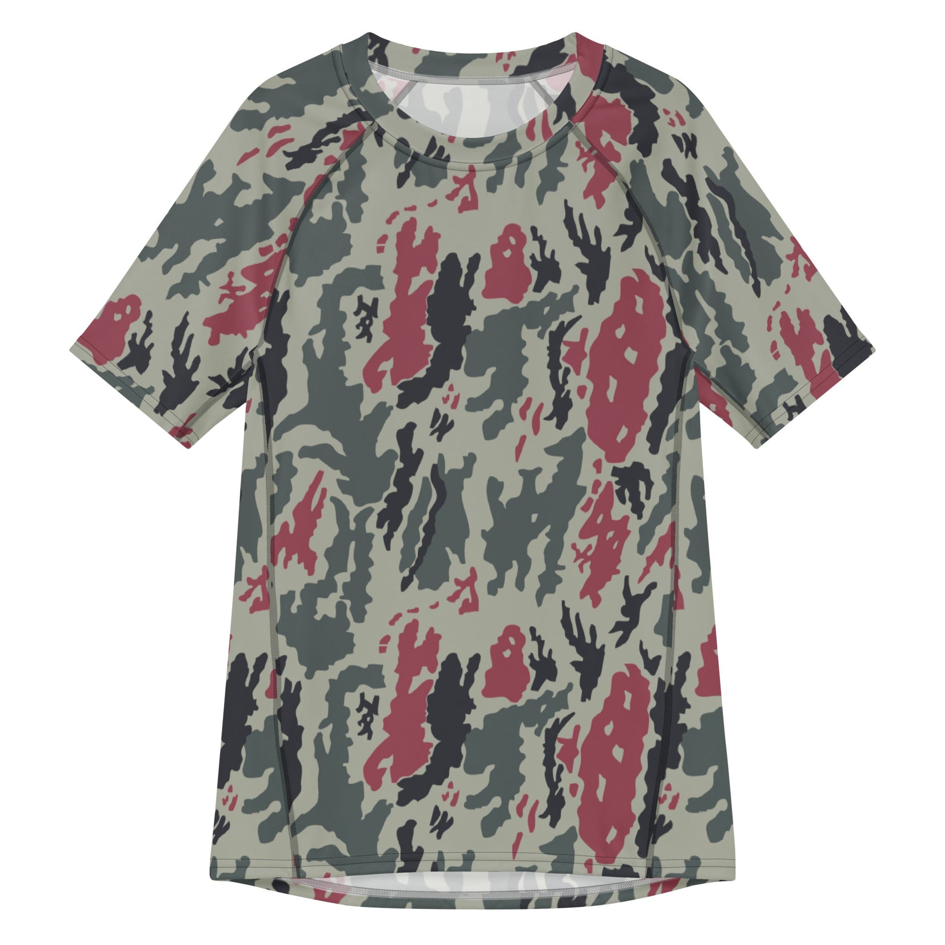 Iranian Island CAMO Mens Short-Sleeve Rash Guard - 2XS