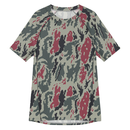 Iranian Island CAMO Mens Short-Sleeve Rash Guard - 2XS