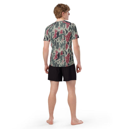 Iranian Island CAMO Mens Short-Sleeve Rash Guard