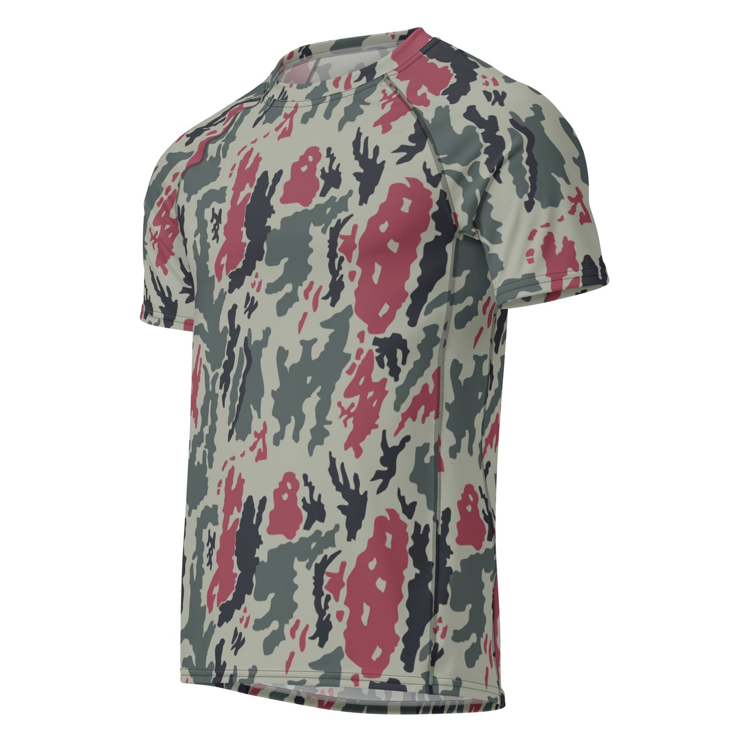 Iranian Island CAMO Mens Short-Sleeve Rash Guard