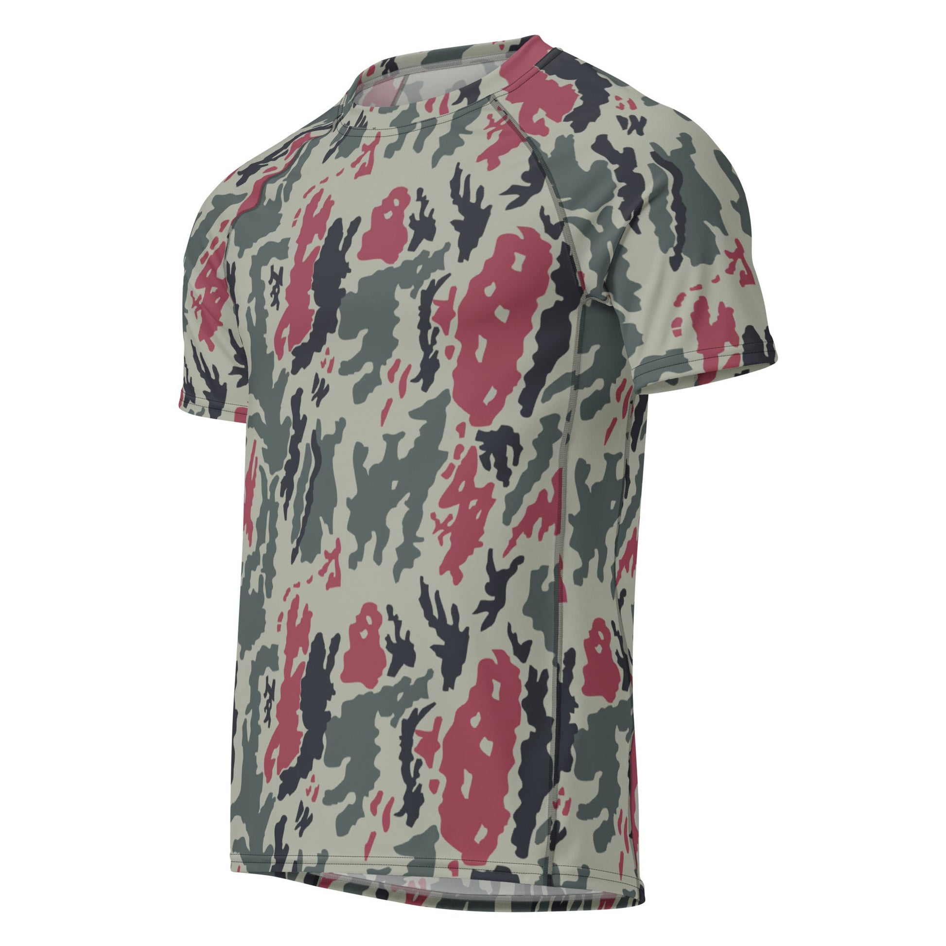 Iranian Island CAMO Mens Short-Sleeve Rash Guard