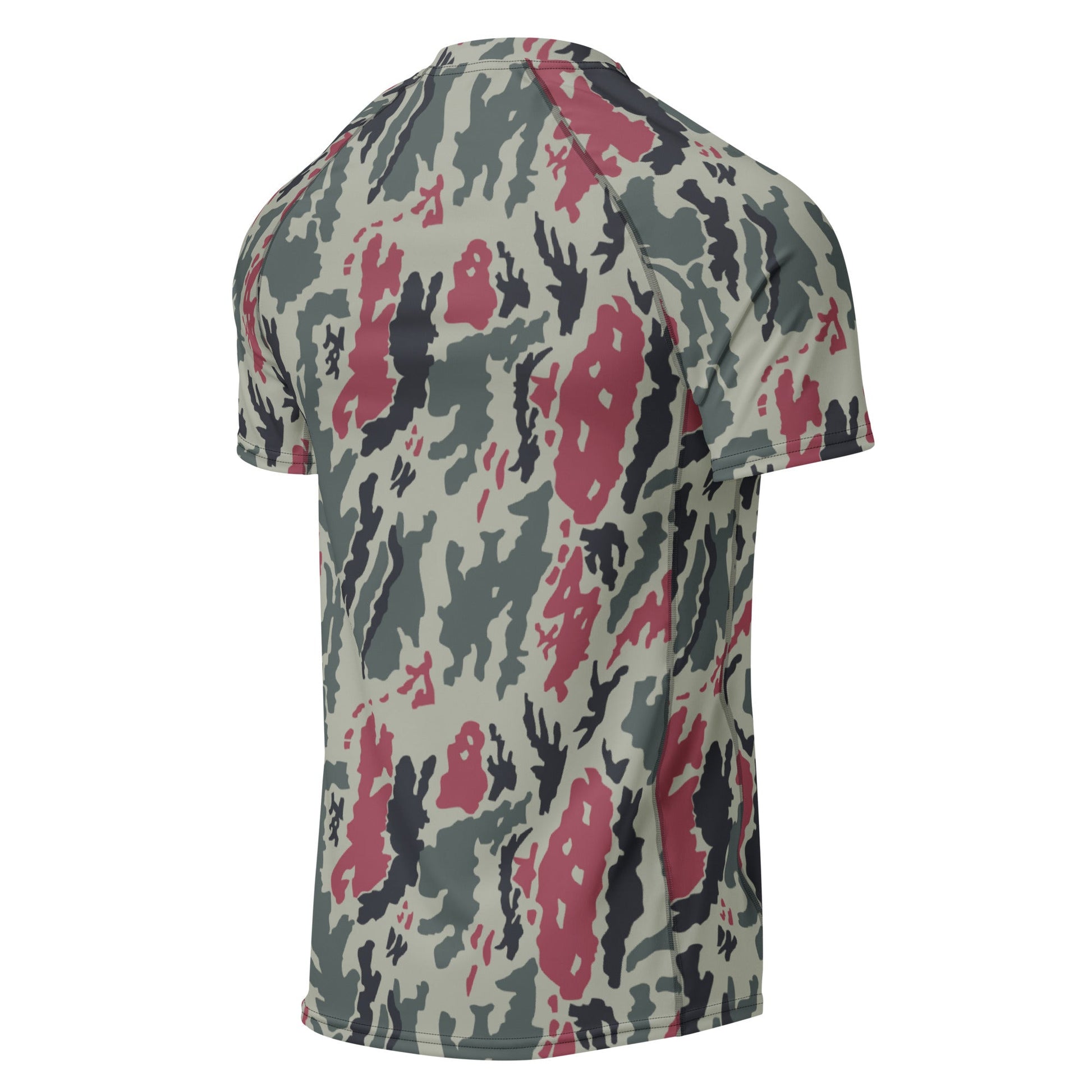 Iranian Island CAMO Mens Short-Sleeve Rash Guard