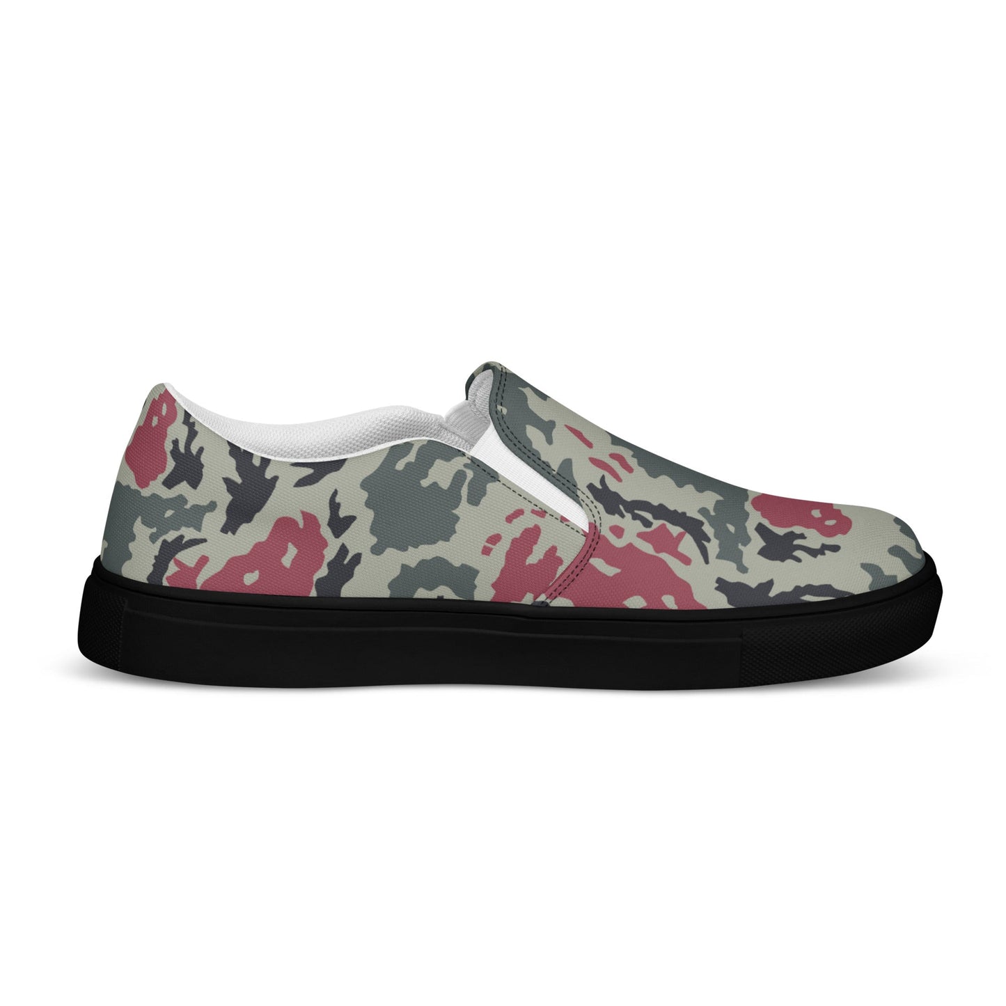 Iranian Island CAMO Mens Slip-On Canvas Shoes