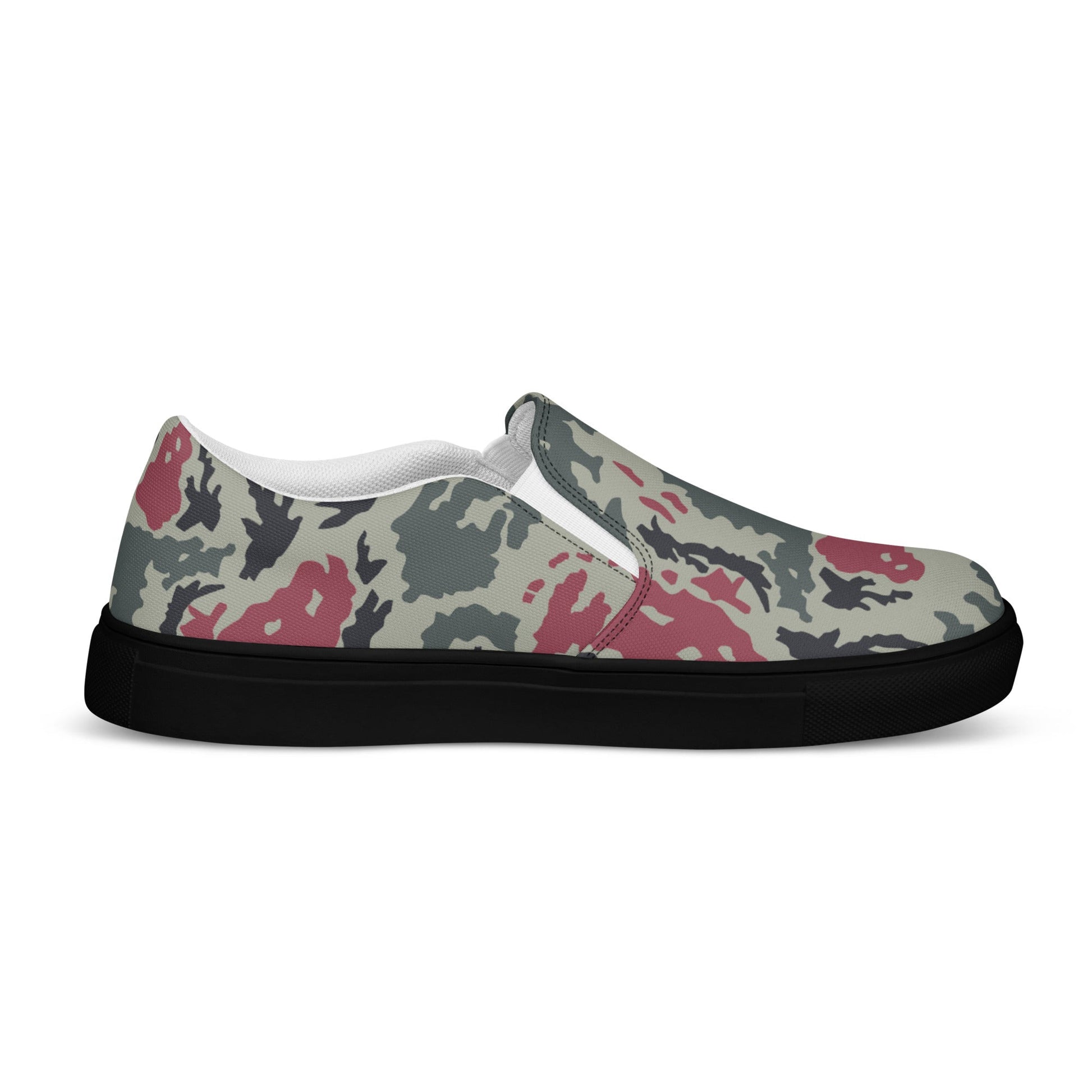 Iranian Island CAMO Mens Slip-On Canvas Shoes