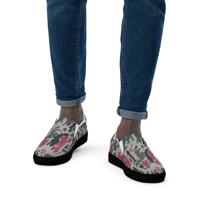 Iranian Island CAMO Mens Slip-On Canvas Shoes
