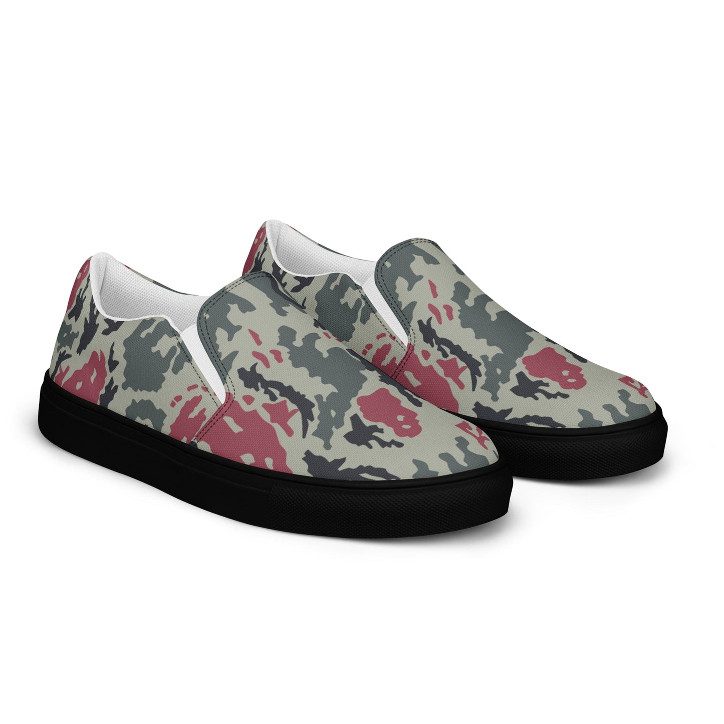 Iranian Island CAMO Mens Slip-On Canvas Shoes